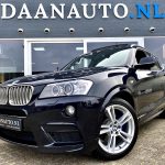 BMW X3 xDrive 35i High Executive M-Performance m sport zwart donkerblauw te koop kopen Amsterdam suv m pakket