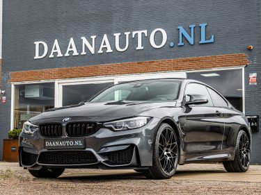 BMW M4 4 serie Coupé Competition grijs occasion te koop kopen Amsterdam haarlem heemskerk beverwijk carbon mineral Grau grey