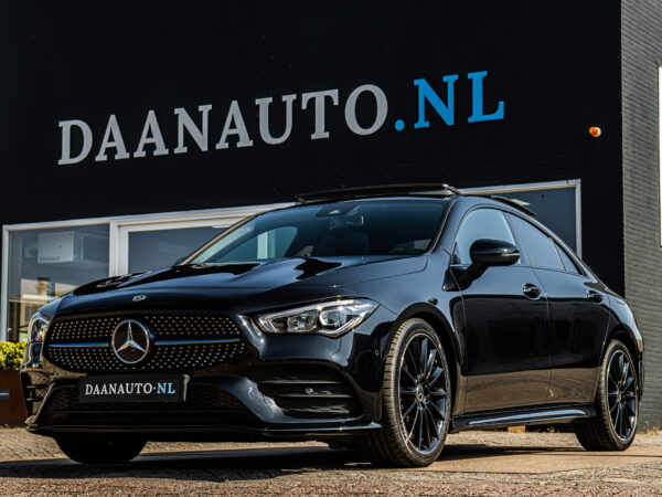 Mercedes-Benz CLA200 AMG Line zwart occasion te koop kopen cla amsterdam heemskerk beverwijk