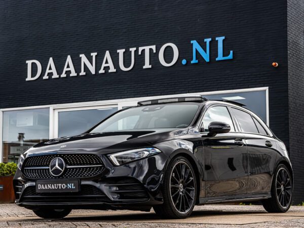 Mercedes-Benz A200 Premium Plus zwart occasion a klasse te koop kopen Amsterdam heemskerk