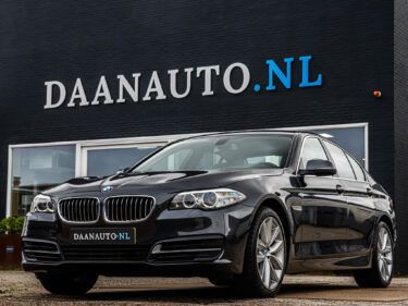 BMW 520i High Executive zwart grijs te koop kopen amsterdam heemskerk beverwijk