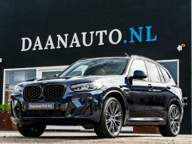 BMW X3 xDrive30e High Executive M-Sport blauw te koop kopen amsterdam heemskerk 2021 2022